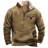 Erkek 3D Baskılı Polar Kapüşonlu Sweatshirt – Fermuarlı, Uzun Kollu, Rahat ve Sıcak Üst (Kış 2025)