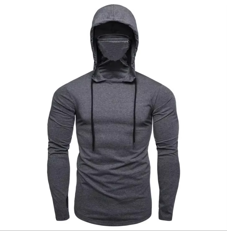 Erkek Fermuarlı Kapüşonlu Sweatshirt – Düz Renk, Slim Fit, Rahat Günlük Üst (Sonbahar 2024)