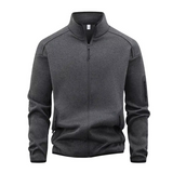 Erkek Fermuarlı Kapüşonlu Sweatshirt – Renk Bloklu, Uzun Kollu Spor ve Günlük Hırka (Sonbahar/Kış)
