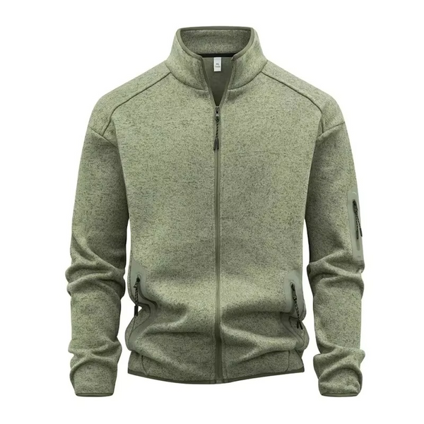 Erkek Fermuarlı Kapüşonlu Sweatshirt – Renk Bloklu, Uzun Kollu Spor ve Günlük Hırka (Sonbahar/Kış)