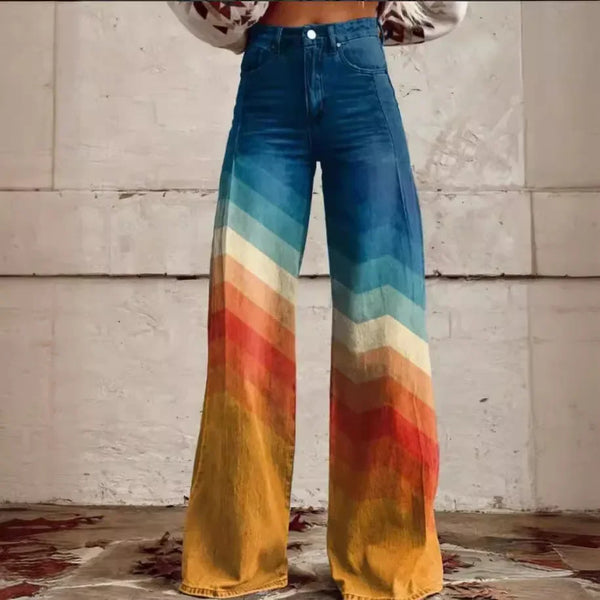 Büyük Beden Kadın İnce İspanyol Paça Pantolon – Popüler Model, Avrupa-Amerika Stili