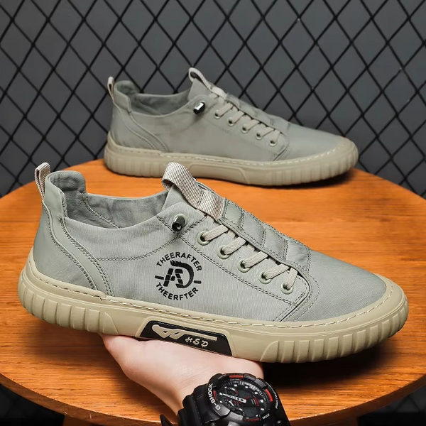 Erkek Günlük Spor Ayakkabı – Nefes Alabilir Siyah Sneaker, Rahat Yürüyüş ve Sürüş Ayakkabısı