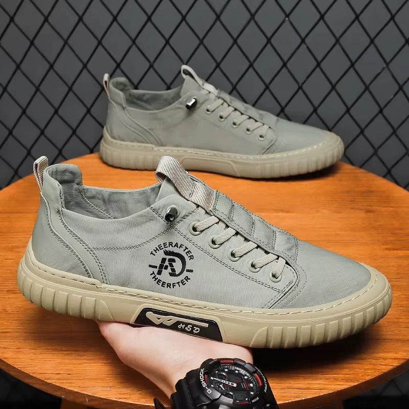 Erkek Günlük Spor Ayakkabı – Nefes Alabilir Siyah Sneaker, Rahat Yürüyüş ve Sürüş Ayakkabısı