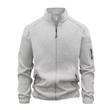 Erkek Fermuarlı Kapüşonlu Sweatshirt – Renk Bloklu, Uzun Kollu Spor ve Günlük Hırka (Sonbahar/Kış)